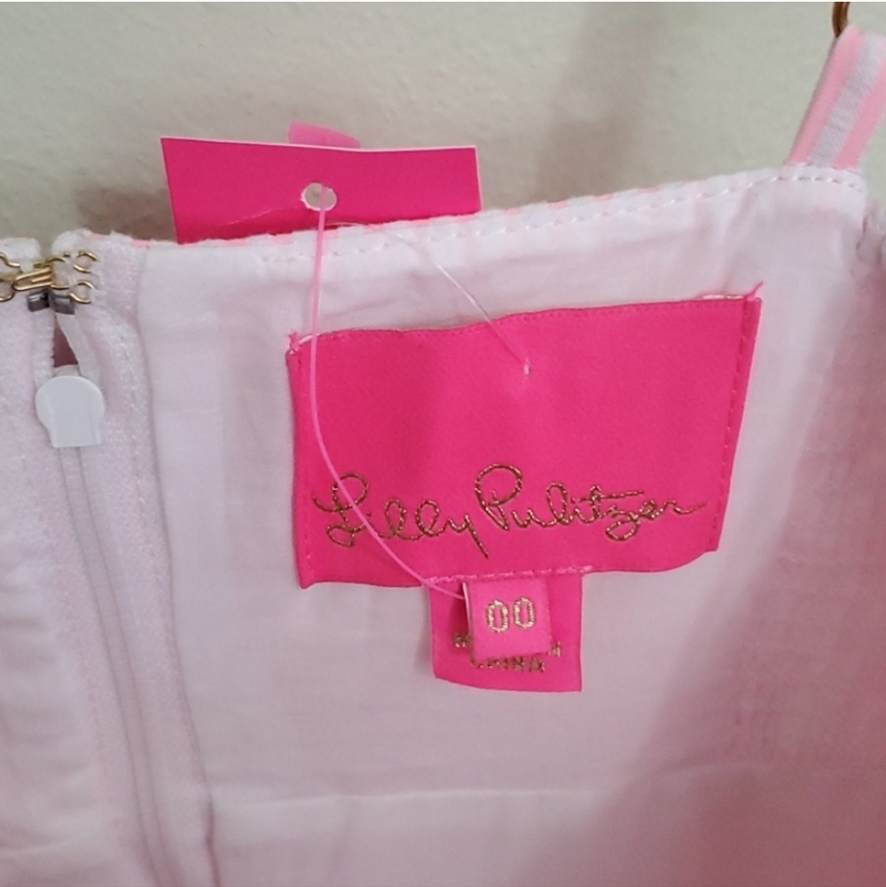 NWT Lilly Pulitzer Katlynn Seersucker Sundress 00 - Picture 14 of 16